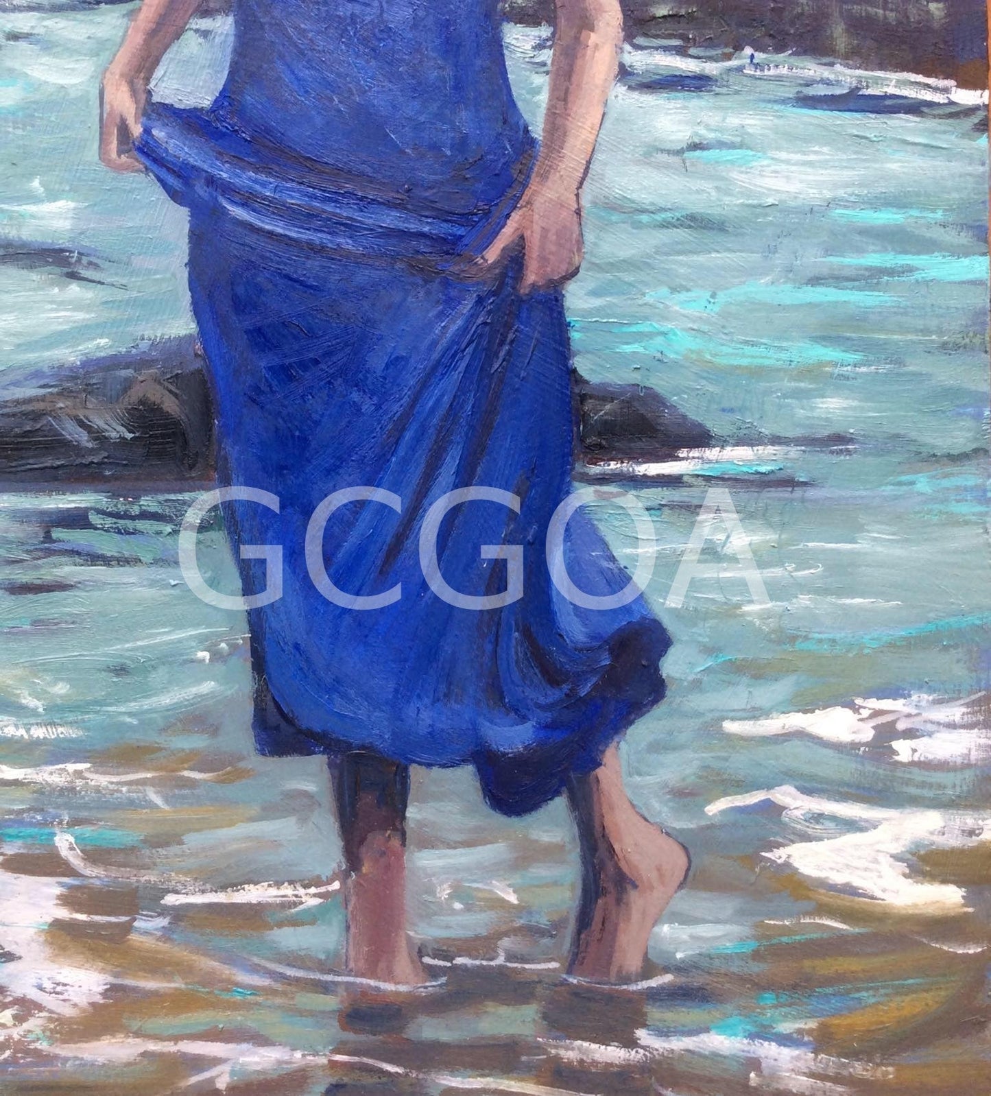 Moody Day at Yamba - Gold Coast Gallery Of ArtAnne Strambi