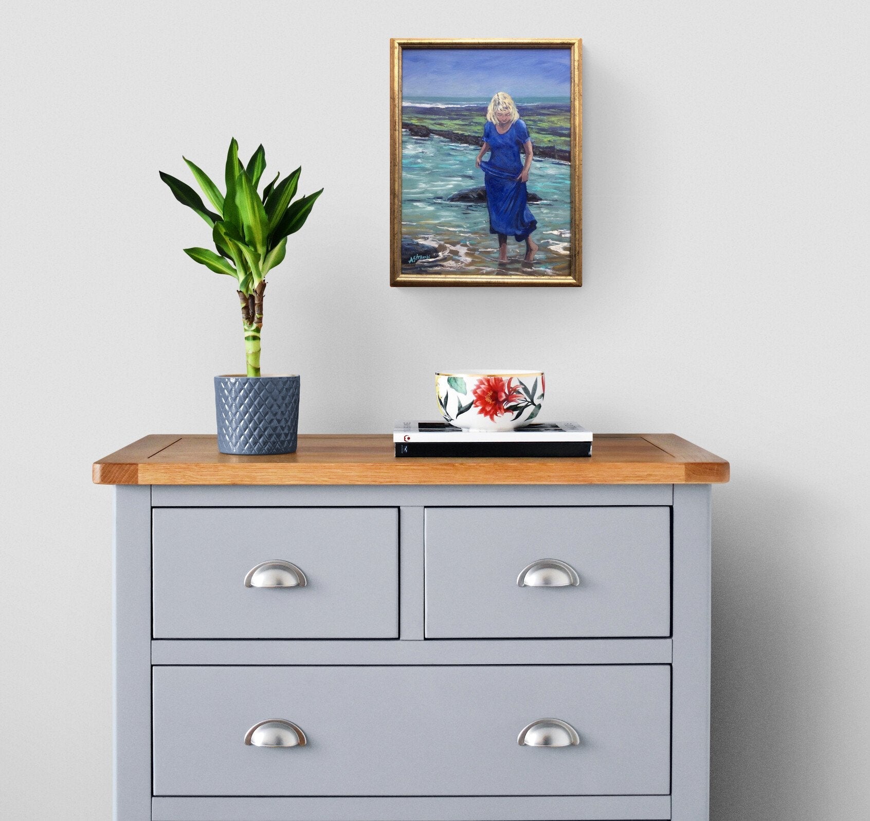 Moody Day at Yamba - Gold Coast Gallery Of ArtAnne Strambi