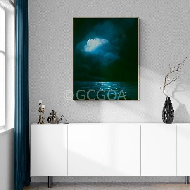 Moon Shadows - Original Art - Gold Coast Gallery Of ArtLucinda Leveille
