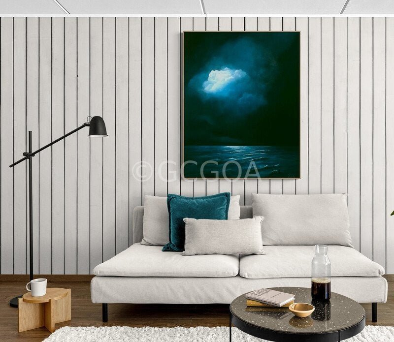 Moon Shadows - Original Art - Gold Coast Gallery Of ArtLucinda Leveille