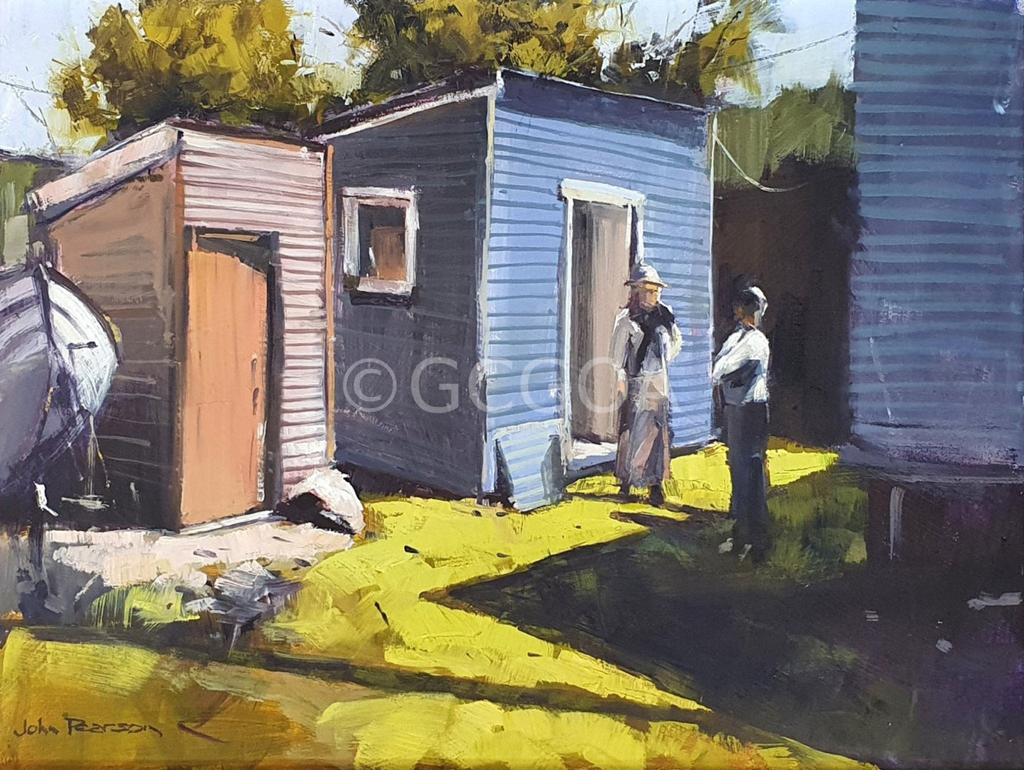 Morning Chat - Gold Coast Gallery Of ArtJohn G Pearson