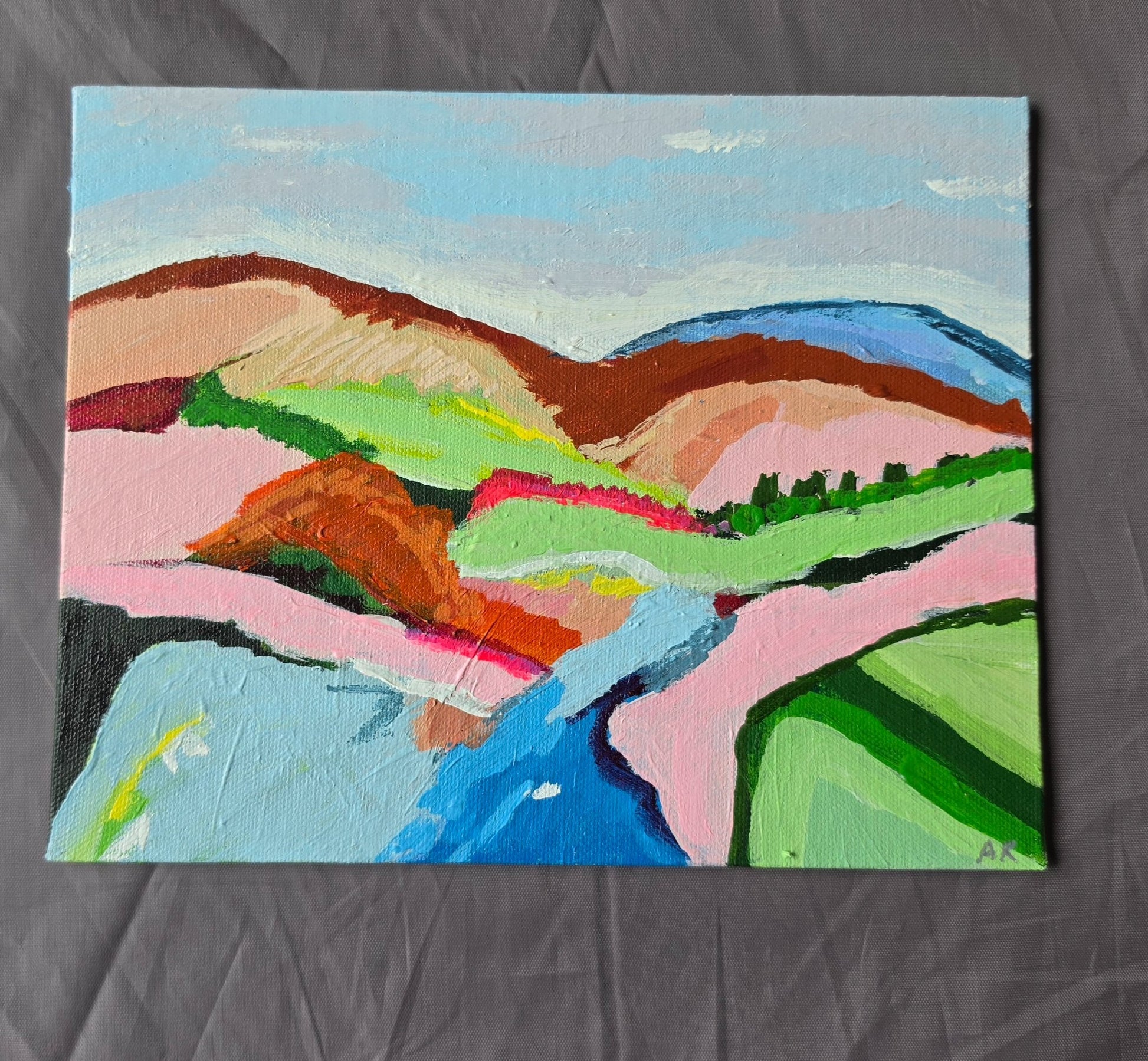 Morning Walk - Original Art - Gold Coast Gallery Of ArtAlpana Rai