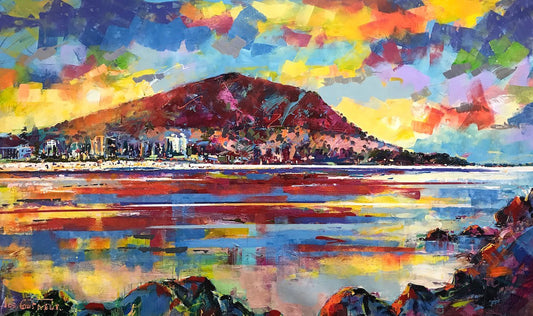 Mount Maunganui 2 - Original Art - Gold Coast Gallery Of ArtJos Coufreur