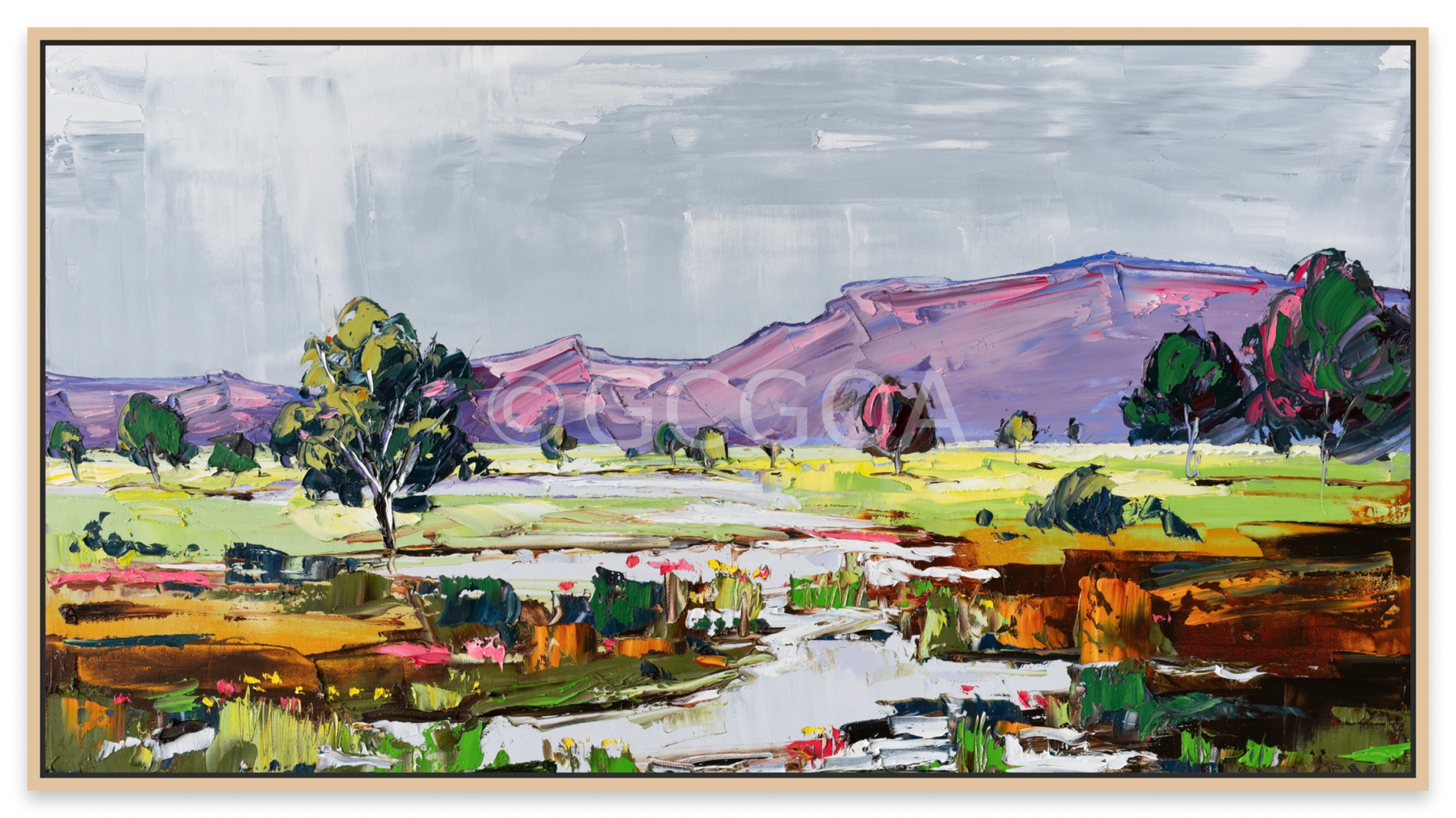 Mountain Rain - Fine Art Print - Gold Coast Gallery Of ArtAngela Hawkey