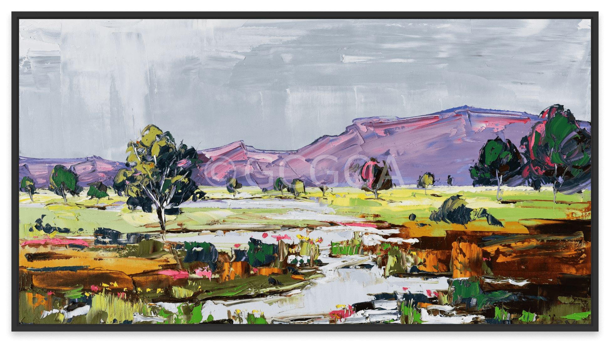Mountain Rain - Fine Art Print - Gold Coast Gallery Of ArtAngela Hawkey