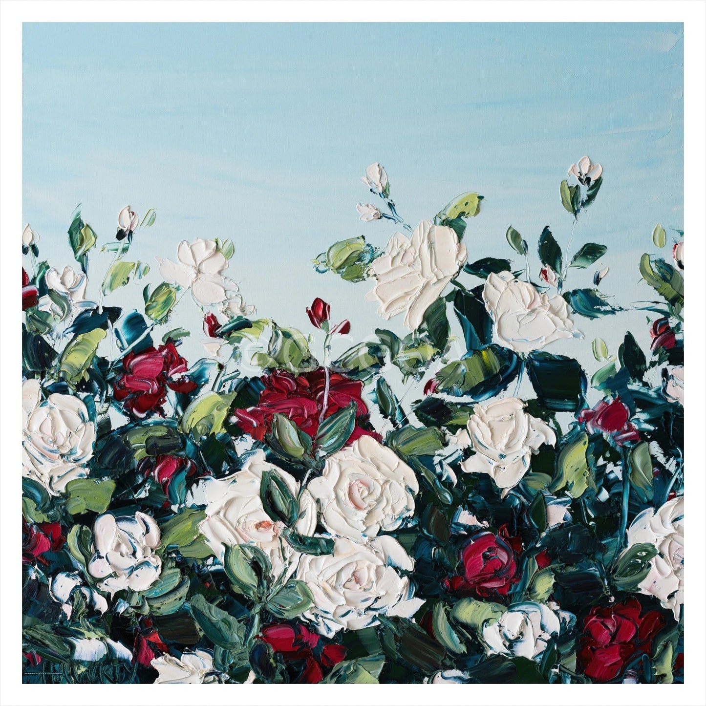 Mum's Roses - Fine Art Print - Gold Coast Gallery Of ArtAngela Hawkey