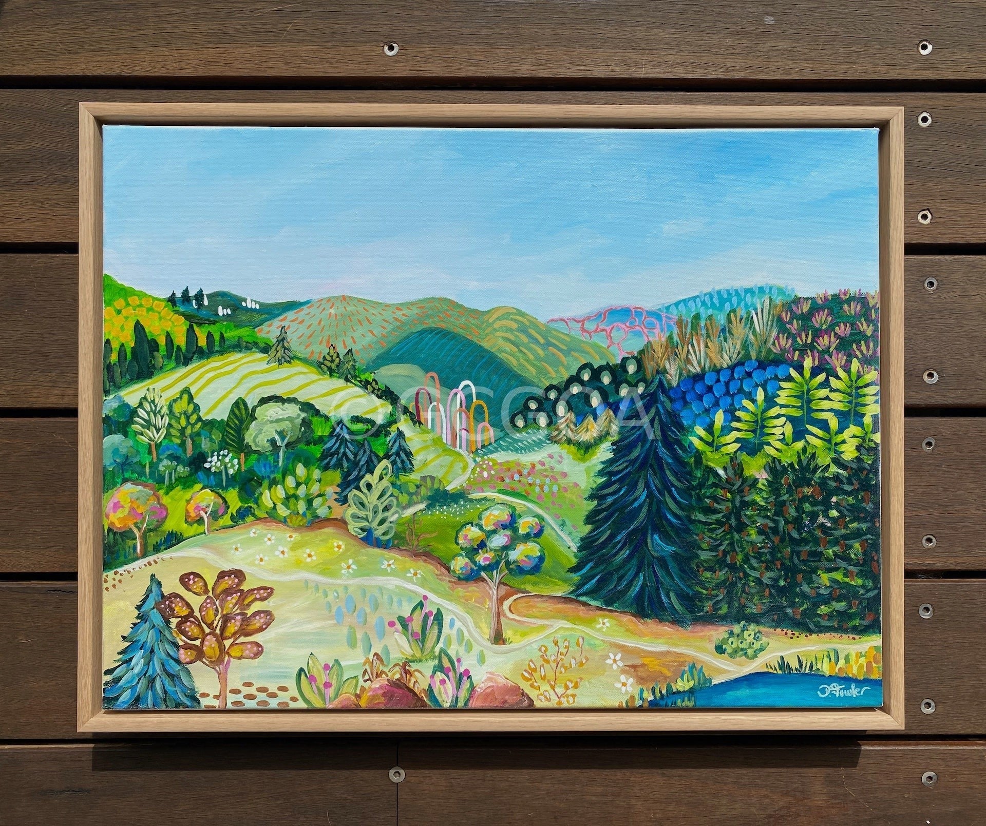 NEAR HOME Landscape - Original Art - Gold Coast Gallery Of ArtDaniela Fowler Art