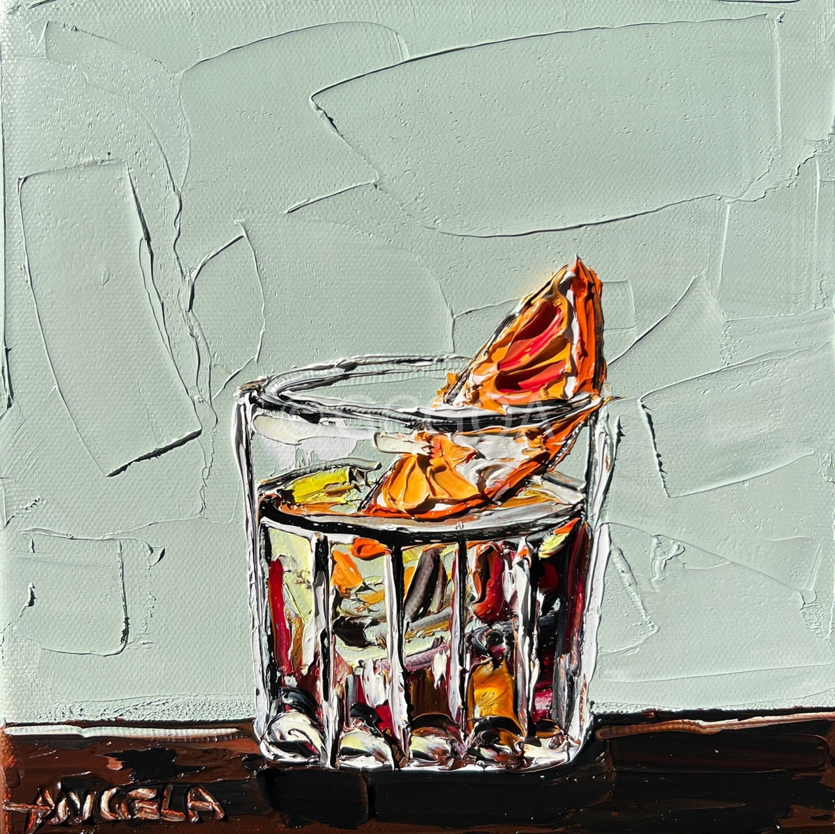 Negroni And Orange - Gold Coast Gallery Of ArtAngela Hawkey