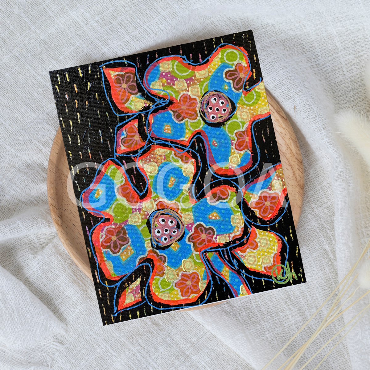 Neon Blooms 1 - Gold Coast Gallery Of ArtKat Handley