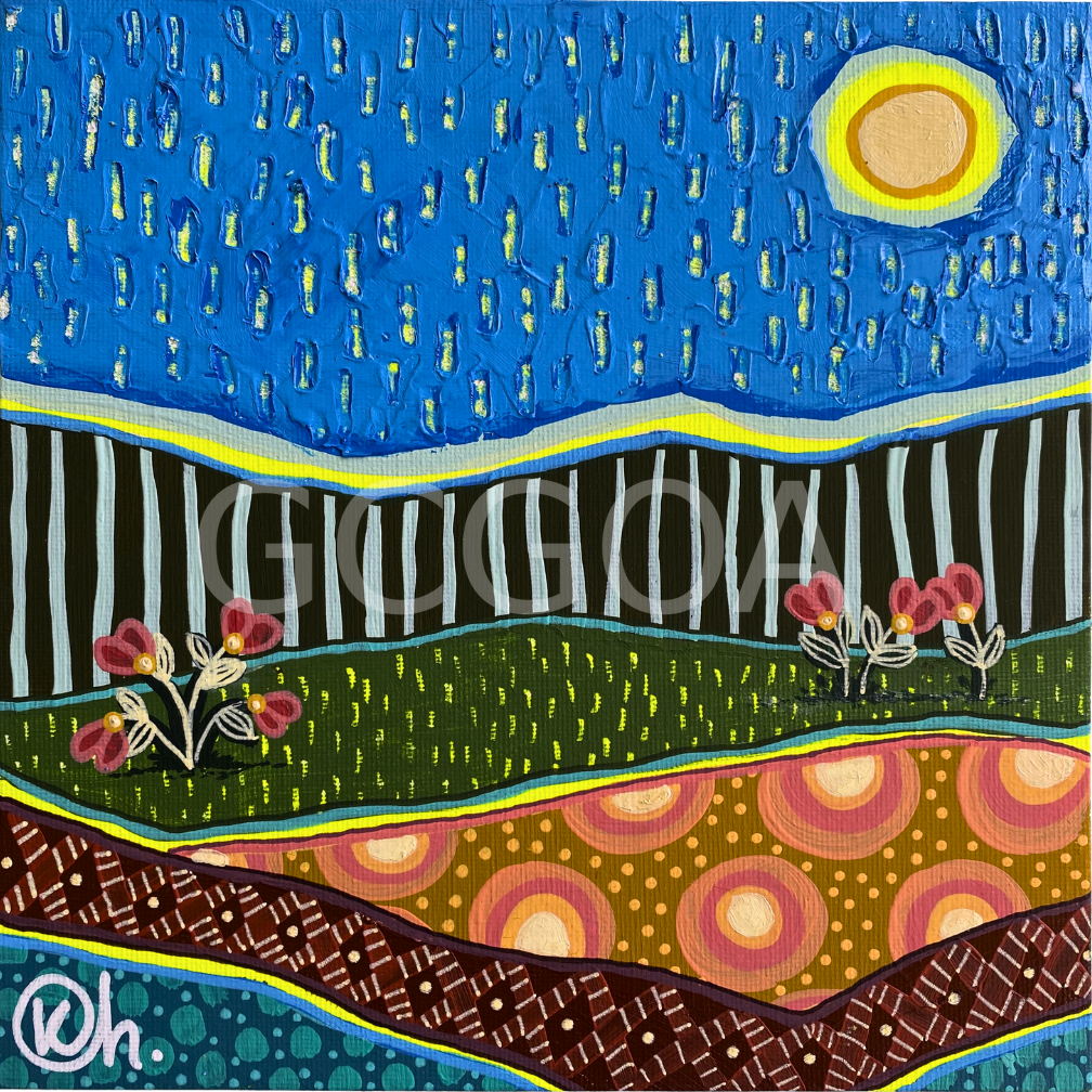 Neon Hills 2 - Gold Coast Gallery Of ArtKat Handley