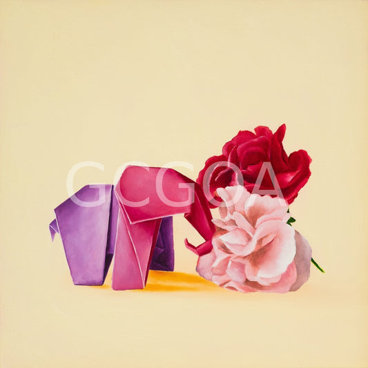 Nestled in Perfumed Petals - Original Art - Gold Coast Gallery Of ArtSarah Park