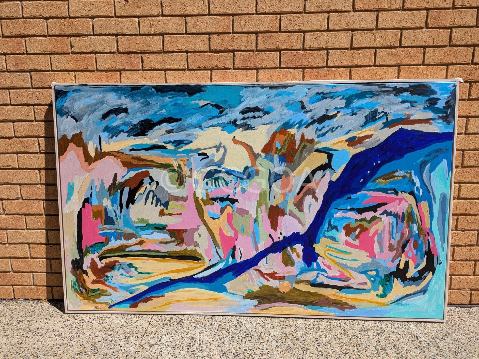 New Horizons Wild Hearts - Original Art - Gold Coast Gallery Of ArtAlpana Rai