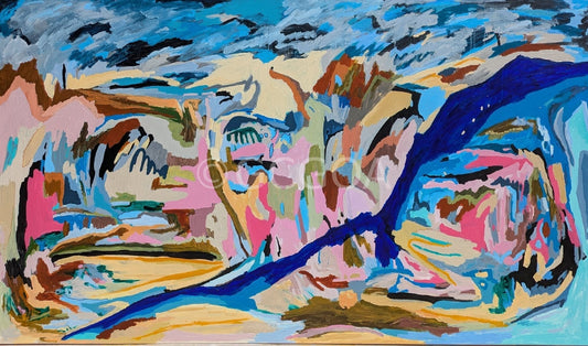 New Horizons Wild Hearts - Original Art - Gold Coast Gallery Of ArtAlpana Rai