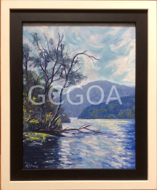 New Norfolk Glimpse Tassie - Gold Coast Gallery Of ArtAnne Strambi