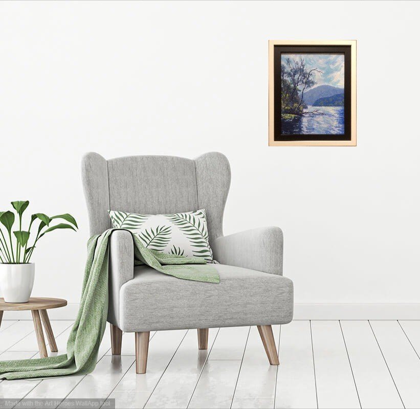 New Norfolk Glimpse Tassie - Gold Coast Gallery Of ArtAnne Strambi