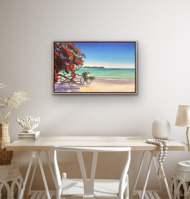 New Zealand Pohutukawa Tree - Original Art - Gold Coast Gallery Of ArtJos Coufreur