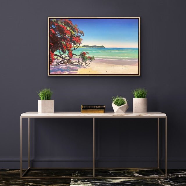 New Zealand Pohutukawa Tree - Original Art - Gold Coast Gallery Of ArtJos Coufreur