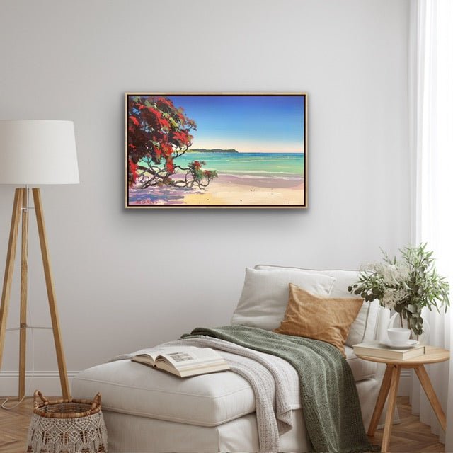 New Zealand Pohutukawa Tree - Original Art - Gold Coast Gallery Of ArtJos Coufreur