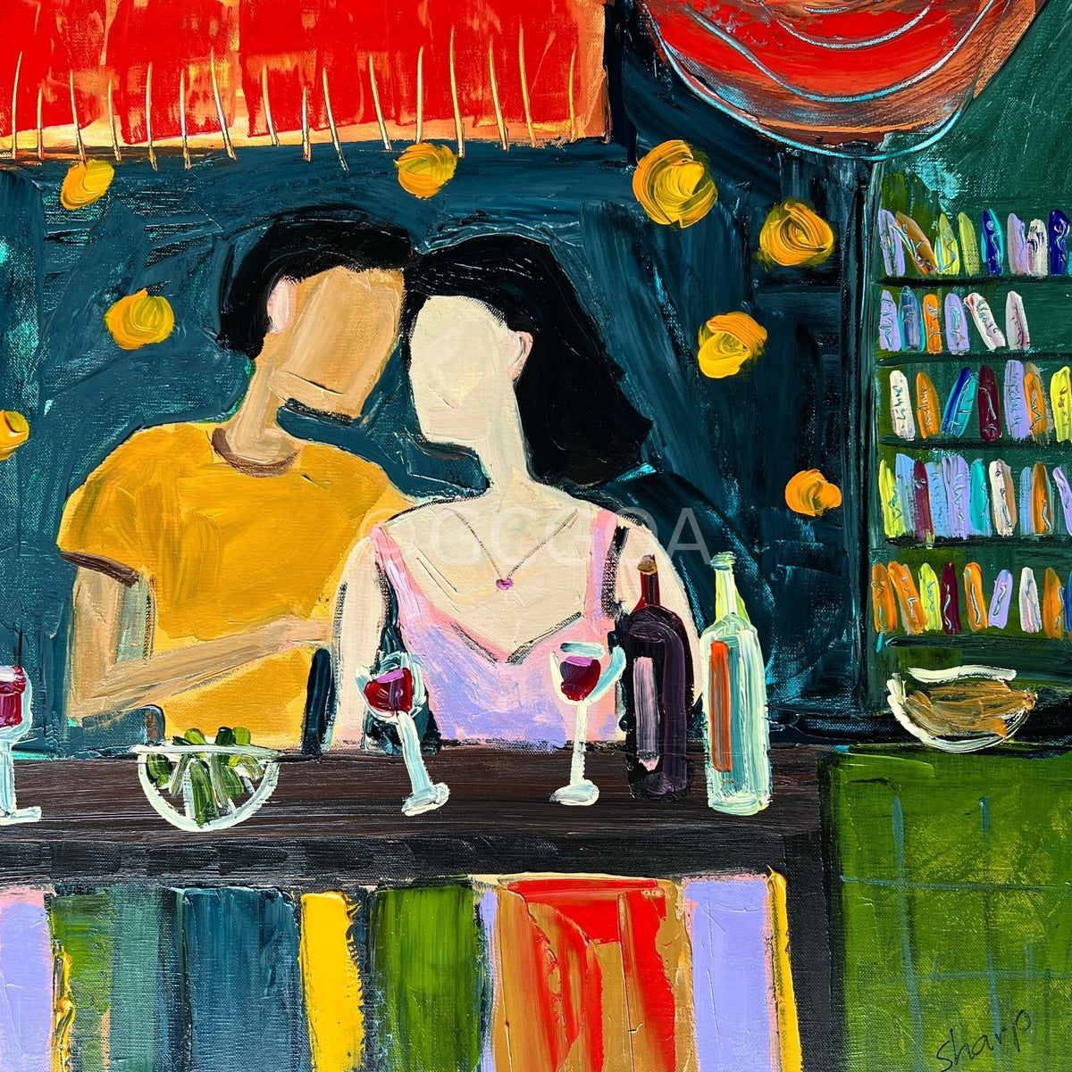 Night Out - Original Art - Gold Coast Gallery Of ArtDeakin Sharp