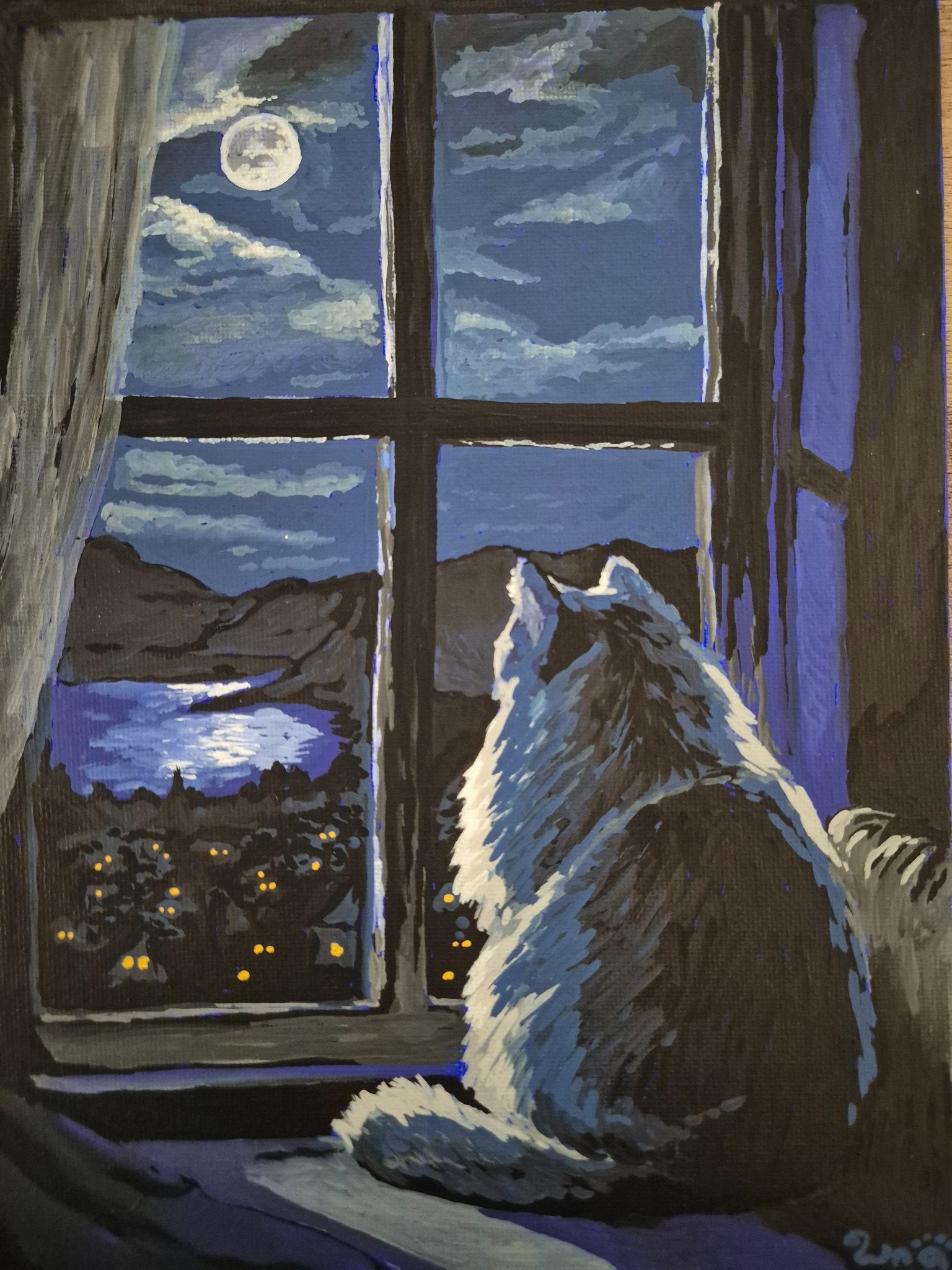 Night Watcher - Gold Coast Gallery Of ArtRenae Hall