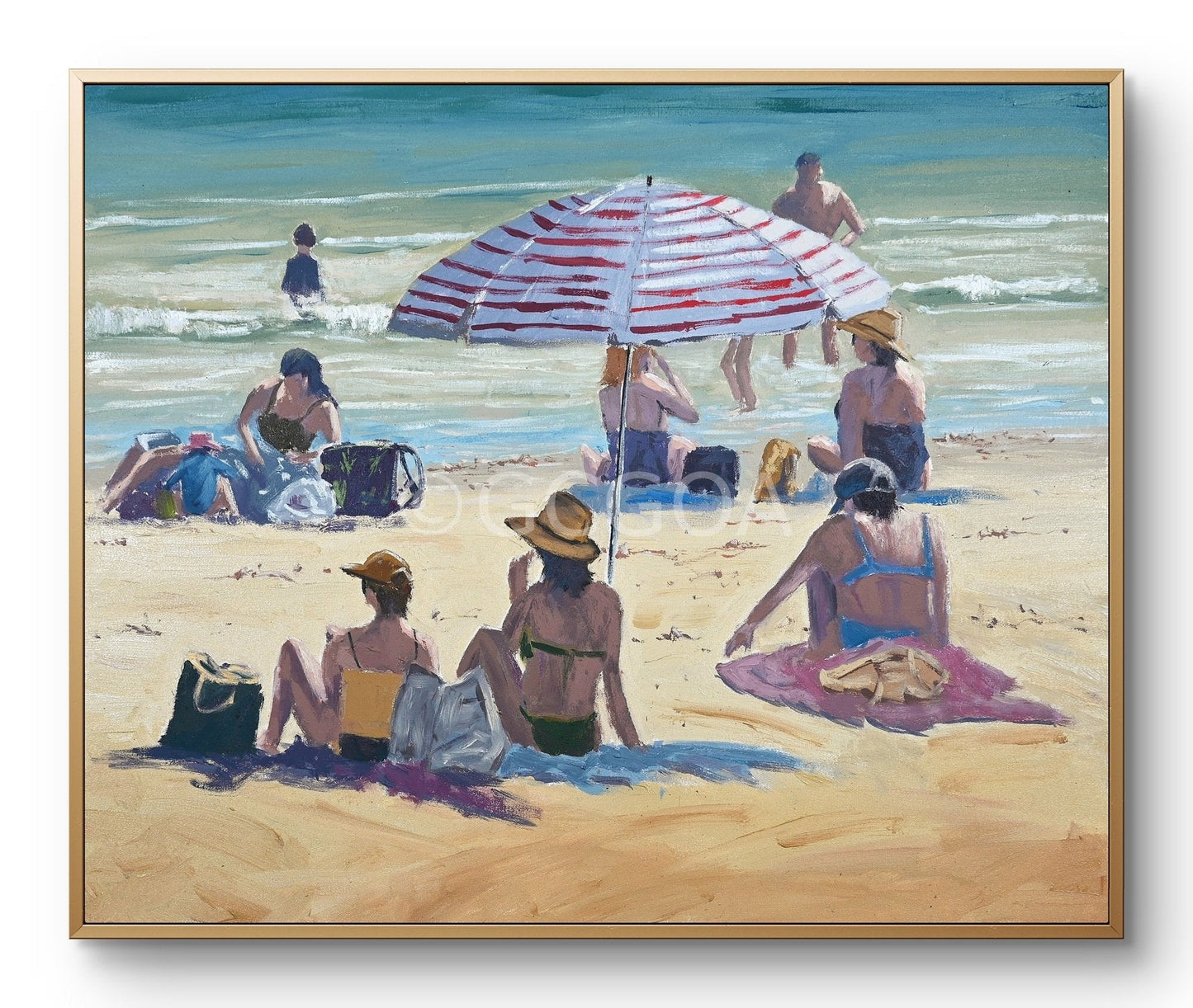 Noosa Beach Bums - Gold Coast Gallery Of ArtRod Moore