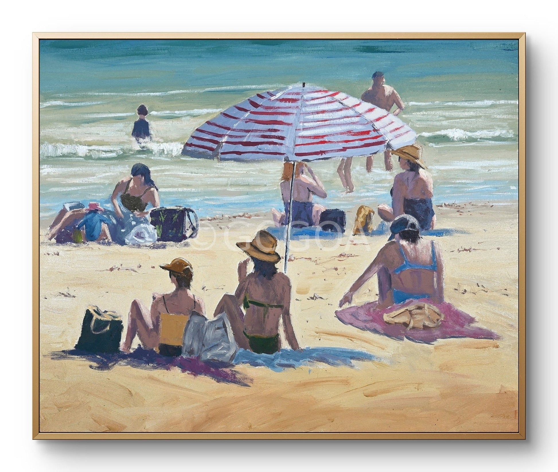 Noosa Beach Bums - Gold Coast Gallery Of ArtRod Moore