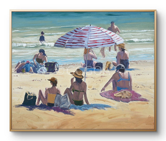 Noosa Beach Bums - Gold Coast Gallery Of ArtRod Moore