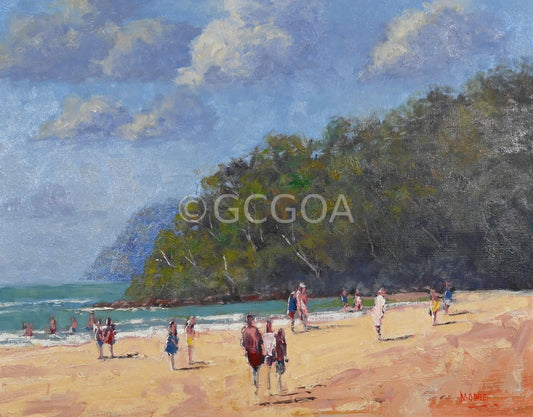 Noosa Beach Day - Gold Coast Gallery Of ArtRod Moore