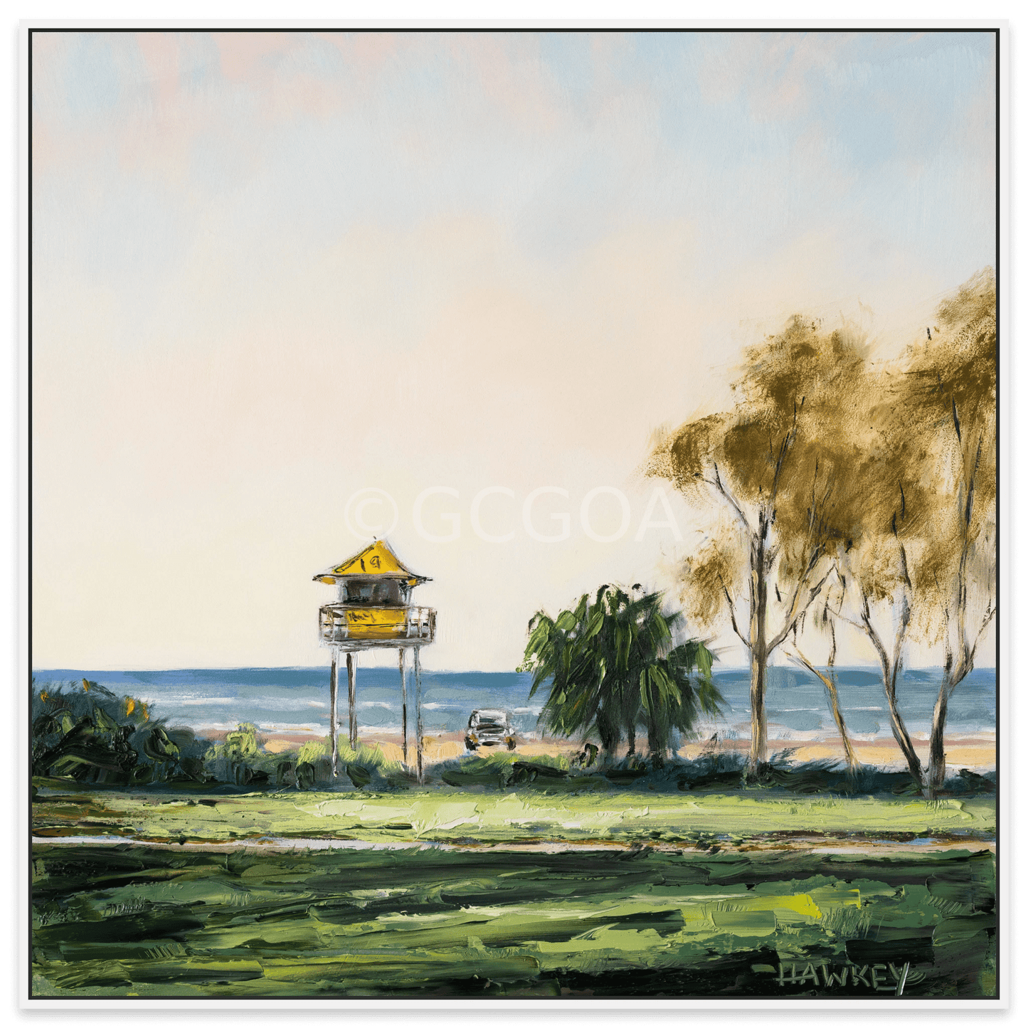 North Burleigh Beach - Fine Art Print - Gold Coast Gallery Of ArtAngela Hawkey