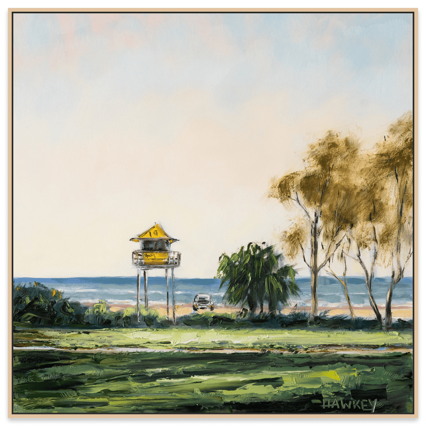 North Burleigh Beach - Fine Art Print - Gold Coast Gallery Of ArtAngela Hawkey