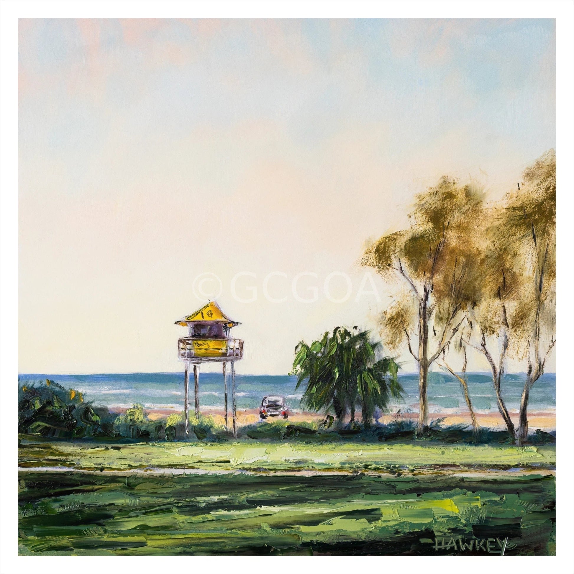 North Burleigh Beach - Fine Art Print - Gold Coast Gallery Of ArtAngela Hawkey