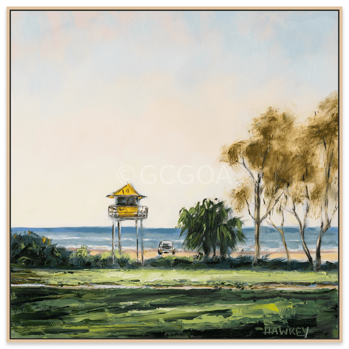 North Burleigh Beach - Fine Art Print - Gold Coast Gallery Of ArtAngela Hawkey