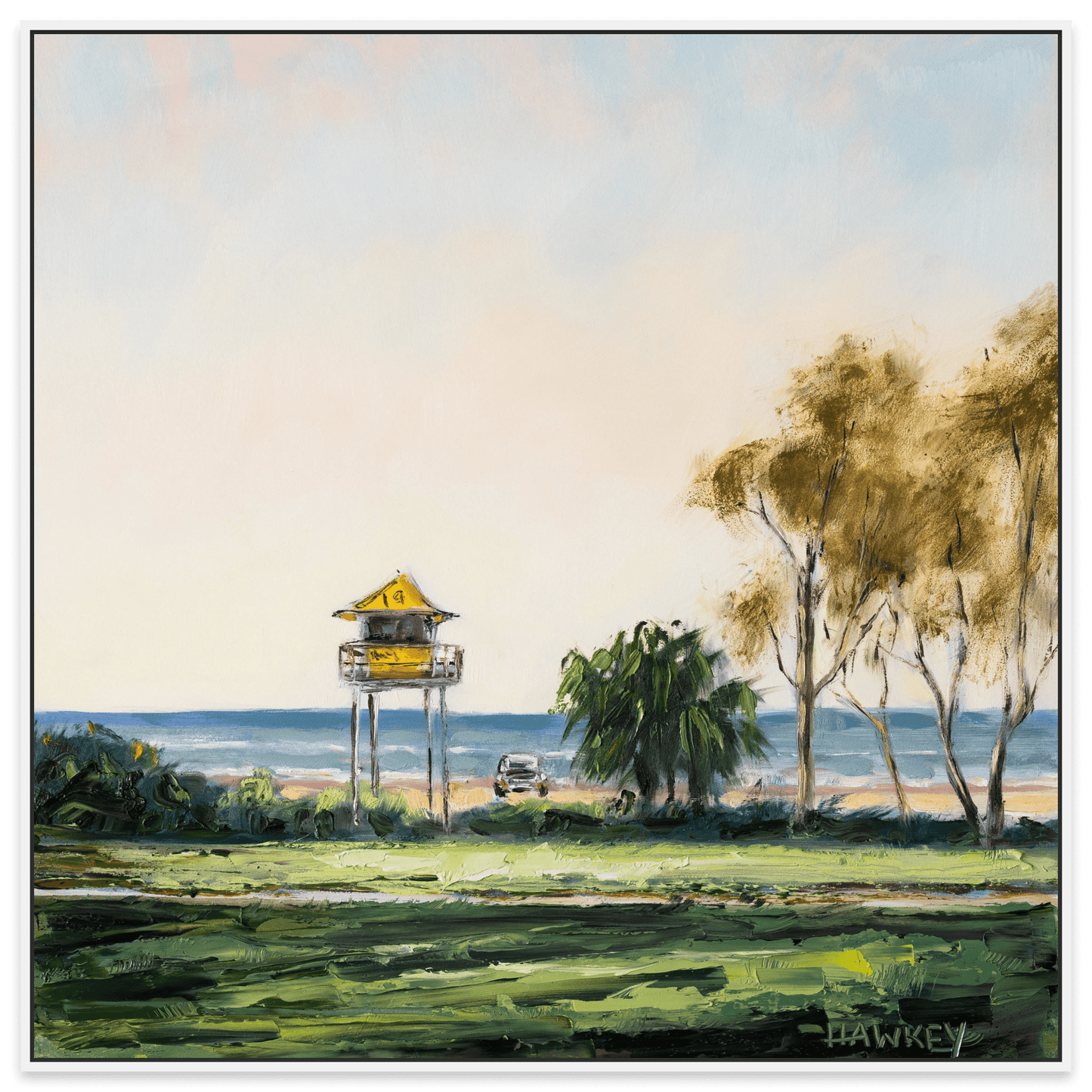North Burleigh Beach - Fine Art Print - Gold Coast Gallery Of ArtAngela Hawkey
