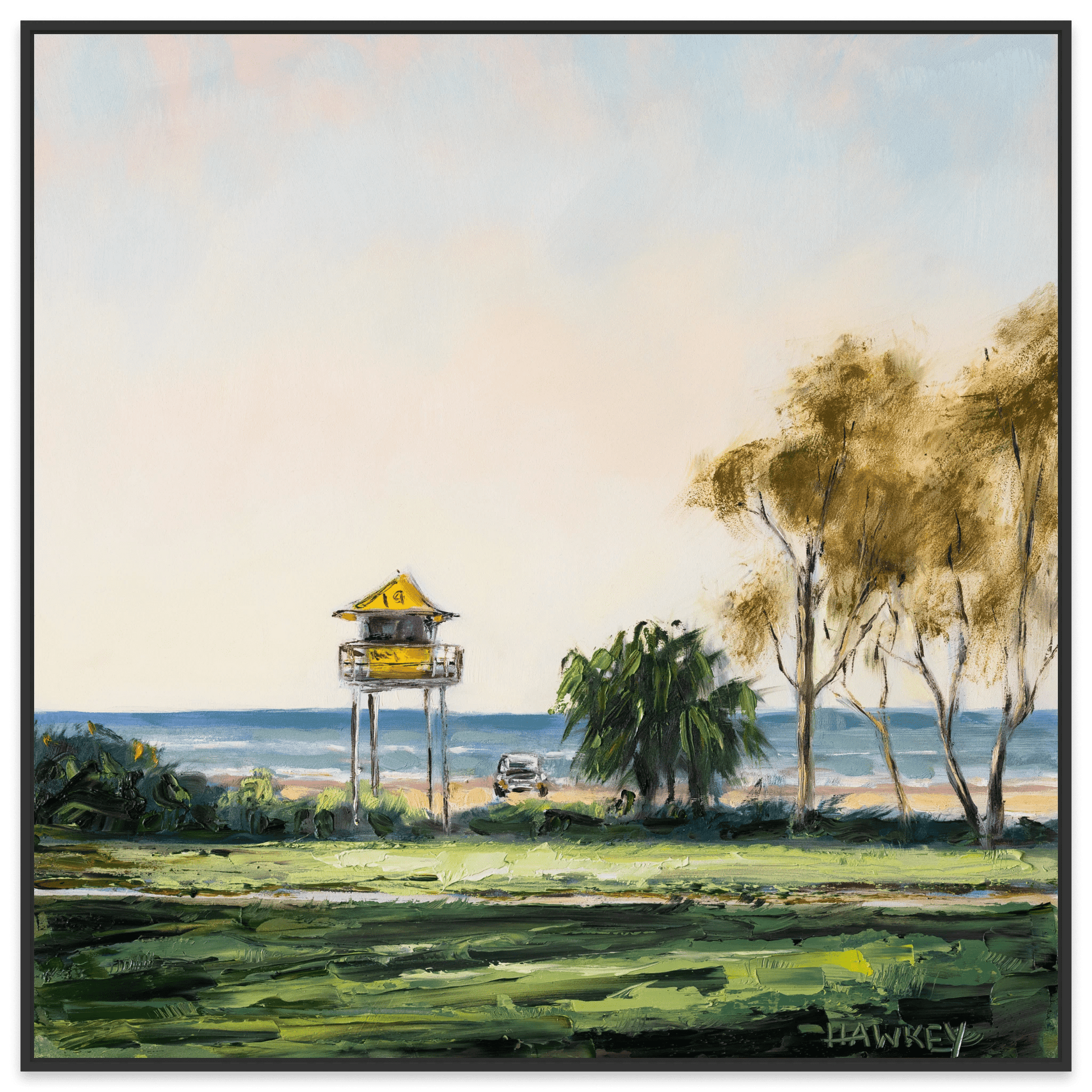 North Burleigh Beach - Fine Art Print - Gold Coast Gallery Of ArtAngela Hawkey