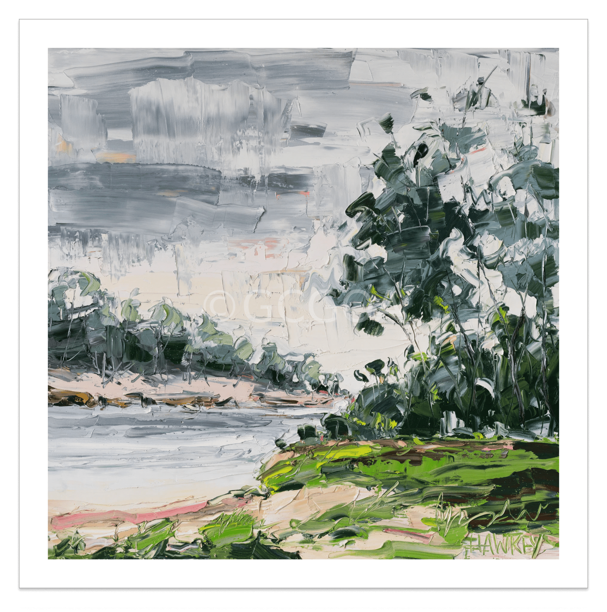 Ocean Rain - Fine Art Print - Gold Coast Gallery Of ArtAngela Hawkey