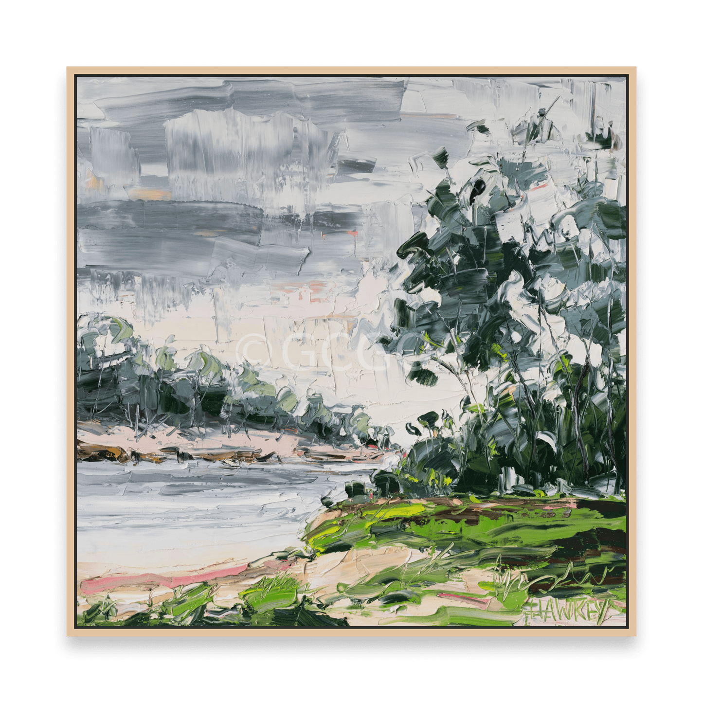 Ocean Rain - Fine Art Print - Gold Coast Gallery Of ArtAngela Hawkey