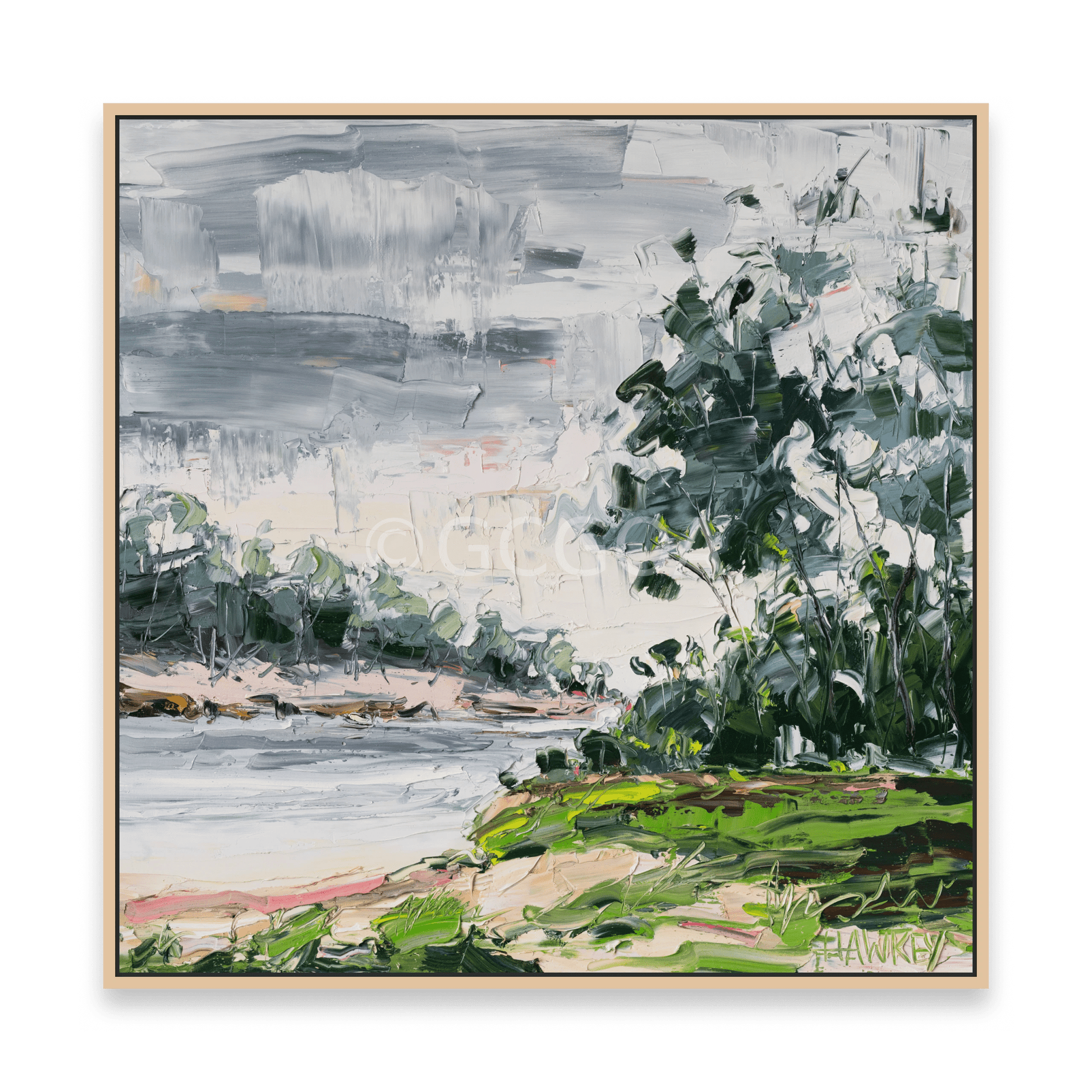 Ocean Rain - Fine Art Print - Gold Coast Gallery Of ArtAngela Hawkey