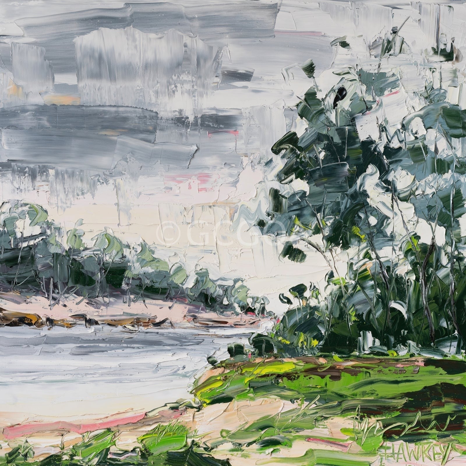 Ocean Rain - Fine Art Print - Gold Coast Gallery Of ArtAngela Hawkey