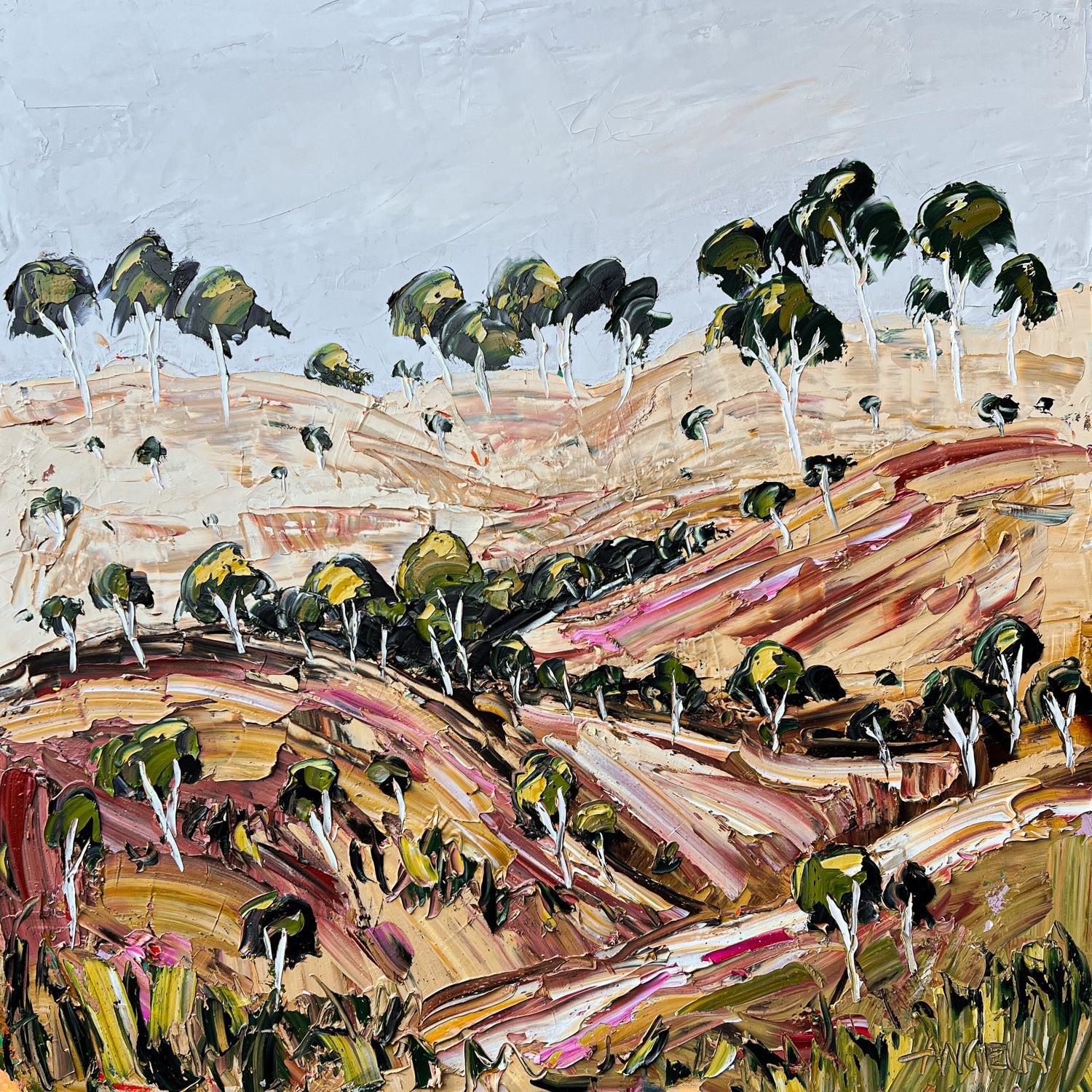 Ochre Hills - Gold Coast Gallery Of ArtAngela Hawkey