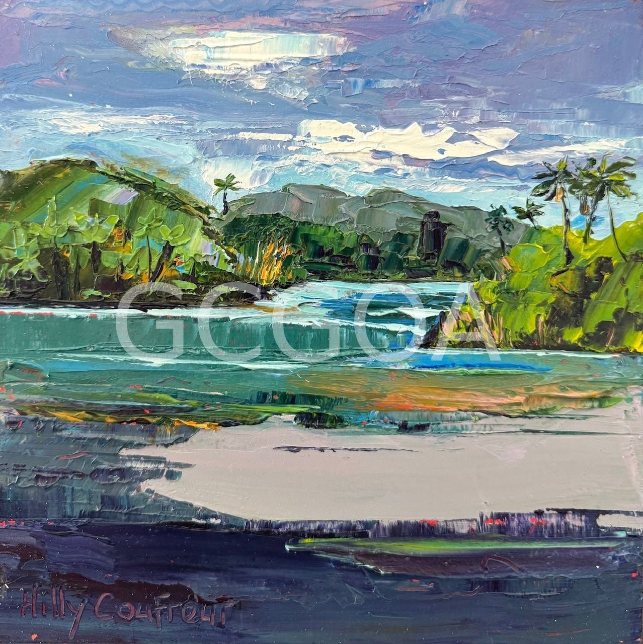 Okawa Bay, Rotorua - Gold Coast Gallery Of ArtHilly Coufreur