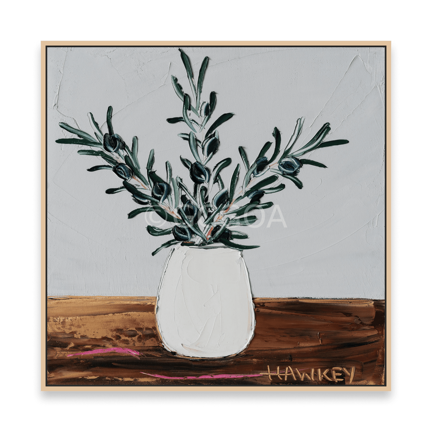 Olive Branches 14 - Fine Art Print - Gold Coast Gallery Of ArtAngela Hawkey