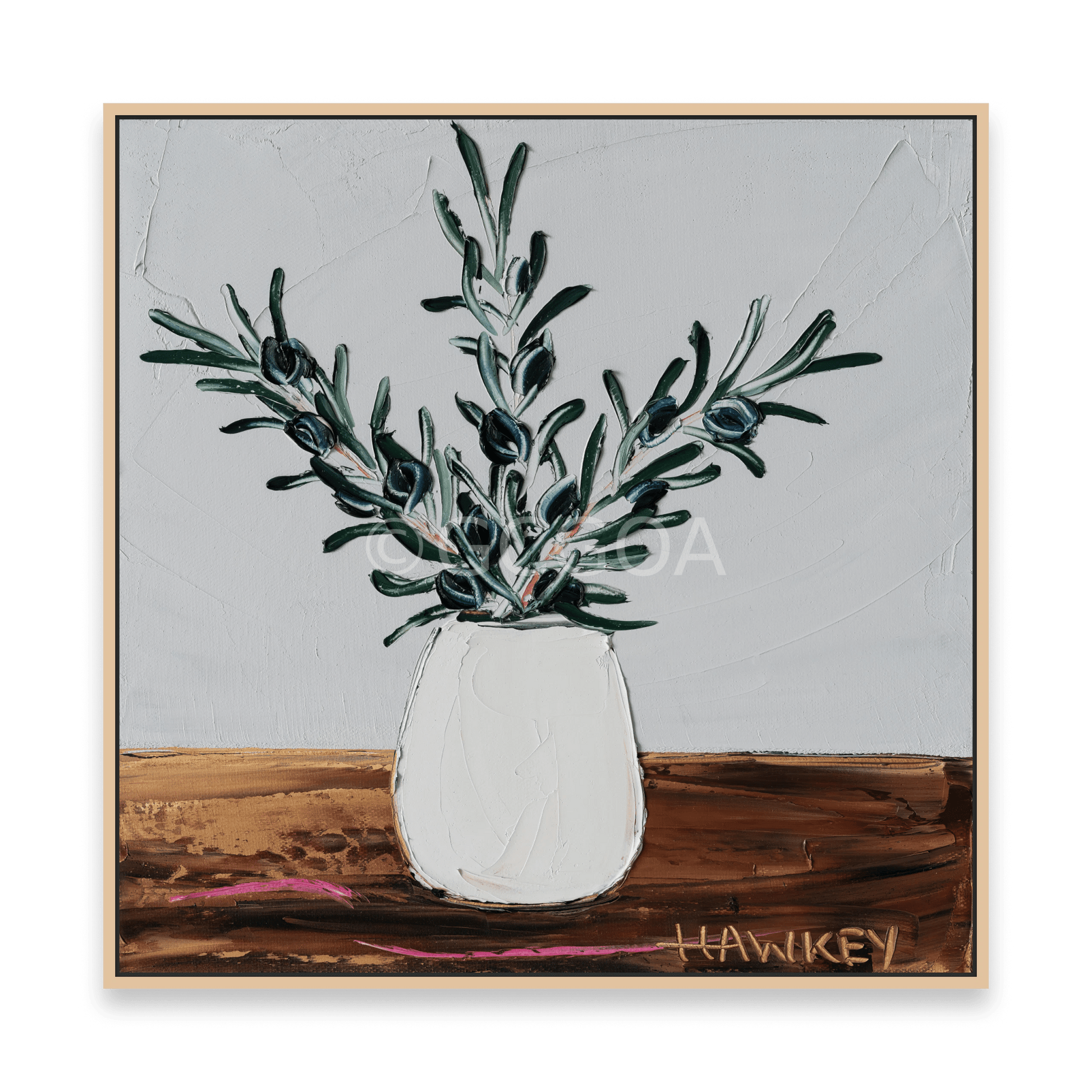 Olive Branches 14 - Fine Art Print - Gold Coast Gallery Of ArtAngela Hawkey