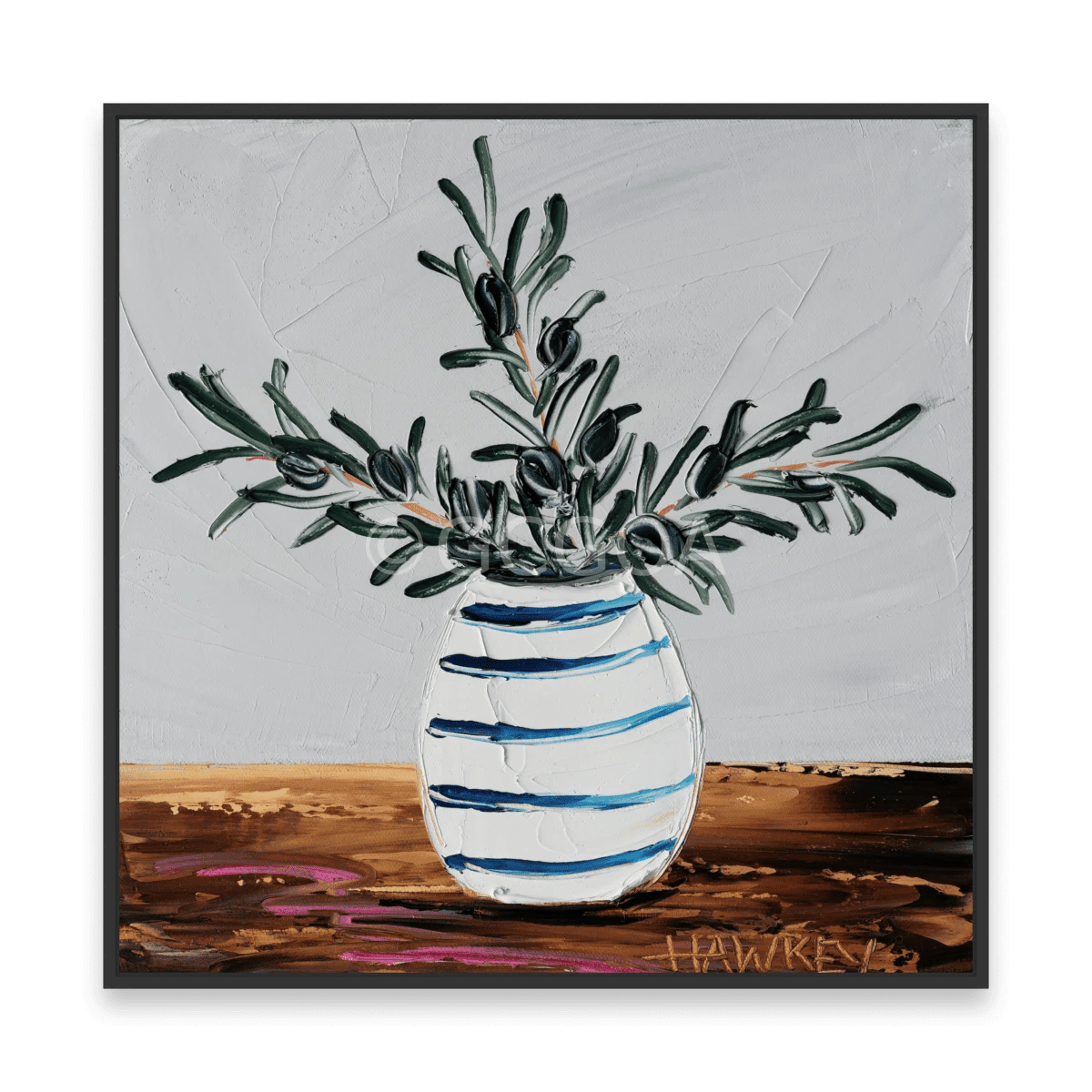 Olive Branches 15 - Fine Art Print - Gold Coast Gallery Of ArtAngela Hawkey