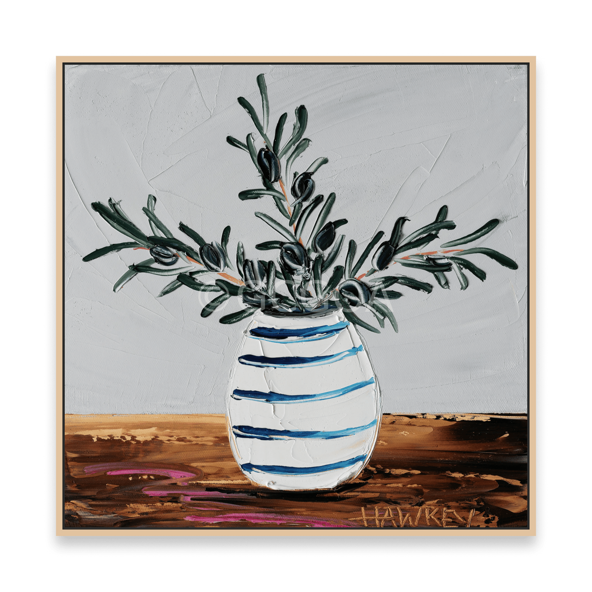 Olive Branches 15 - Fine Art Print - Gold Coast Gallery Of ArtAngela Hawkey