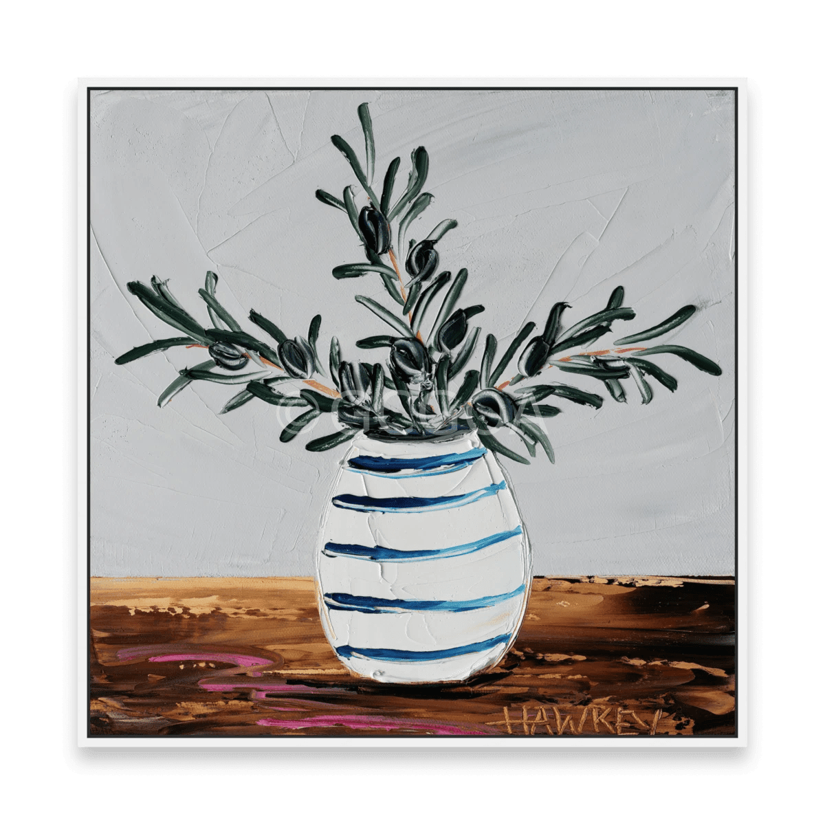 Olive Branches 15 - Fine Art Print - Gold Coast Gallery Of ArtAngela Hawkey