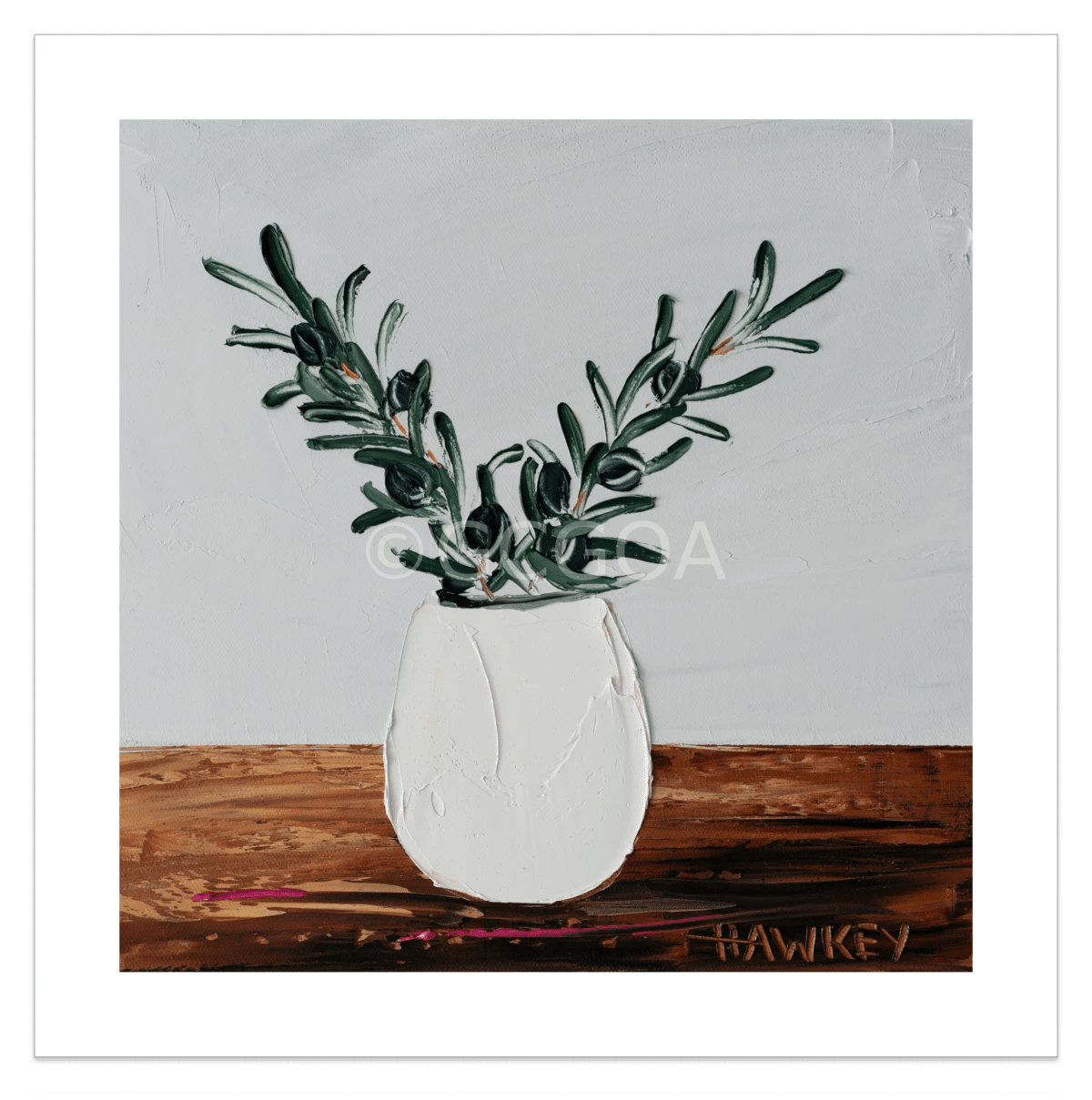 Olive Branches 16 - Fine Art Print - Gold Coast Gallery Of ArtAngela Hawkey