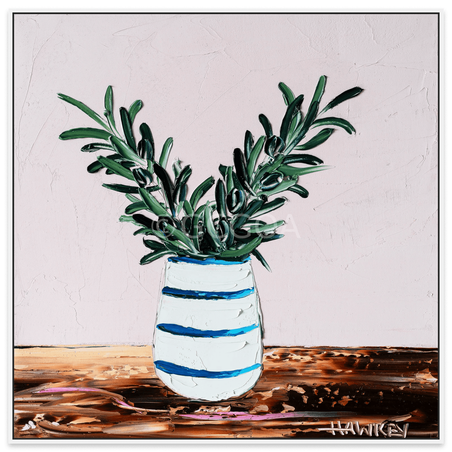 Olive Branches 17 - Fine Art Print - Gold Coast Gallery Of ArtAngela Hawkey