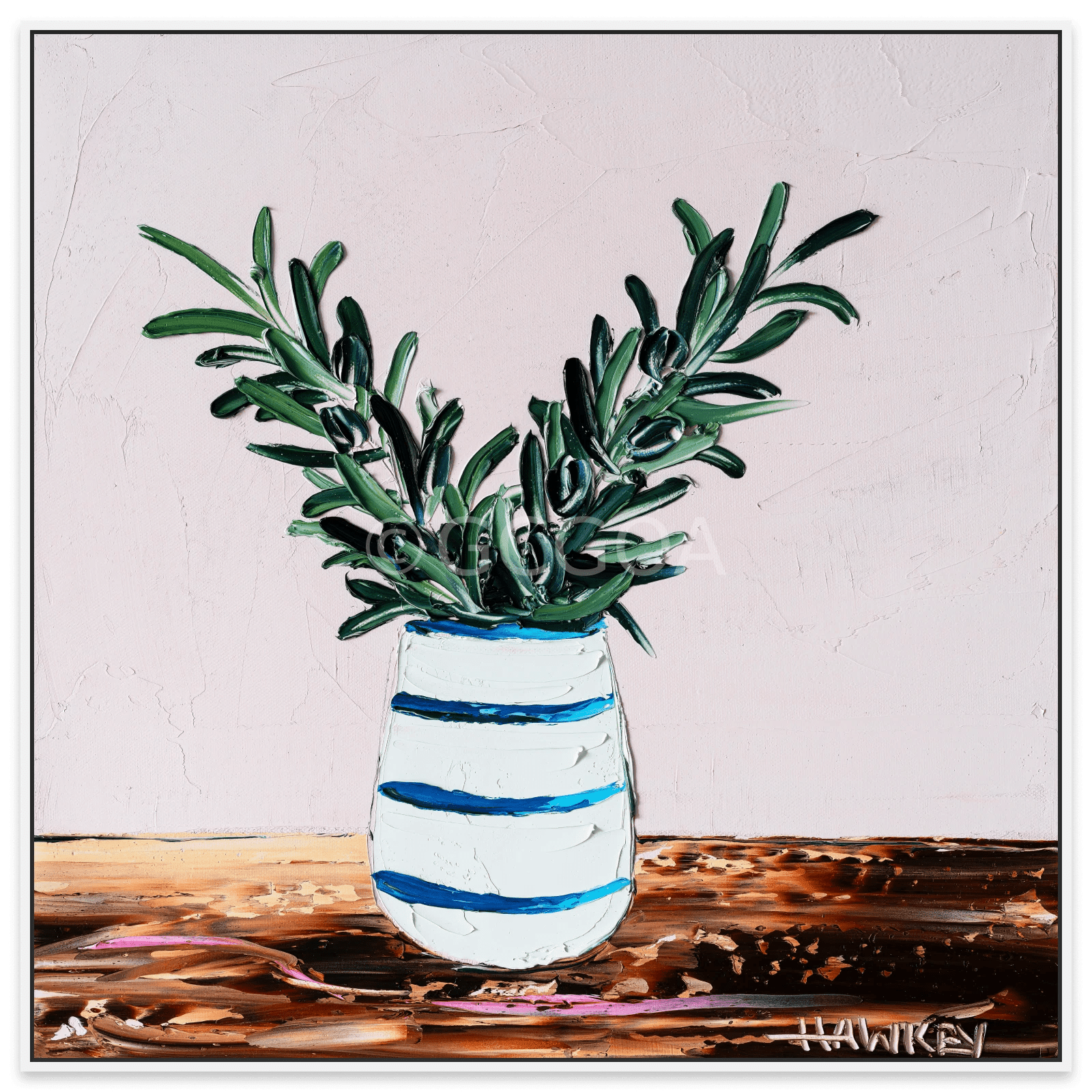 Olive Branches 17 - Fine Art Print - Gold Coast Gallery Of ArtAngela Hawkey