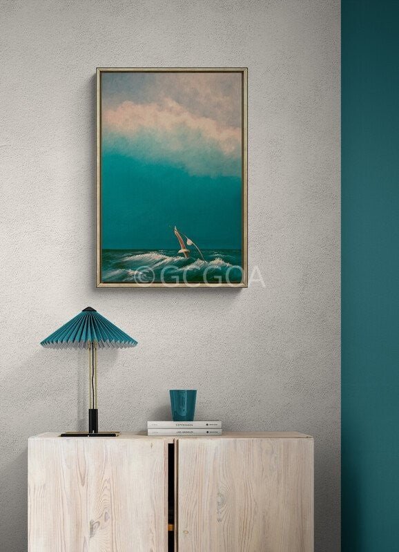 On The Wings Of The Albatross - Original Art - Gold Coast Gallery Of ArtLucinda Leveille