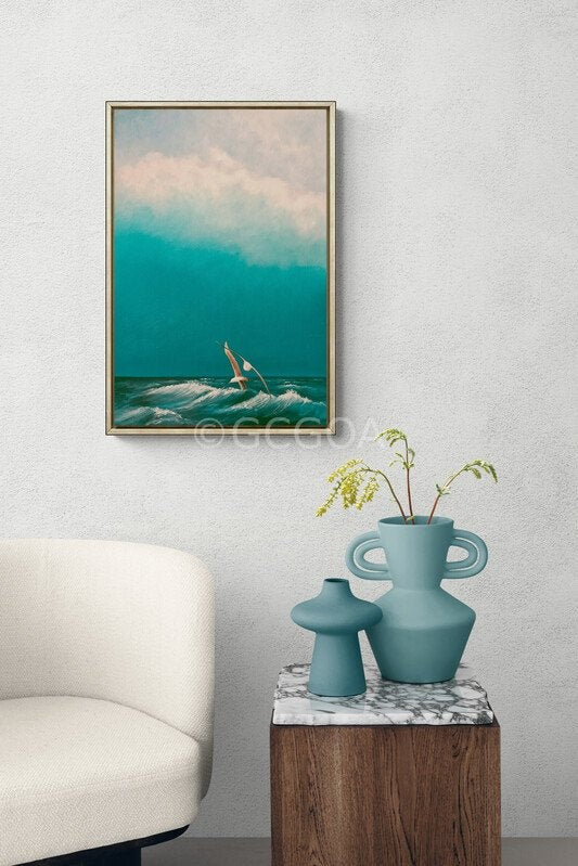 On The Wings Of The Albatross - Original Art - Gold Coast Gallery Of ArtLucinda Leveille